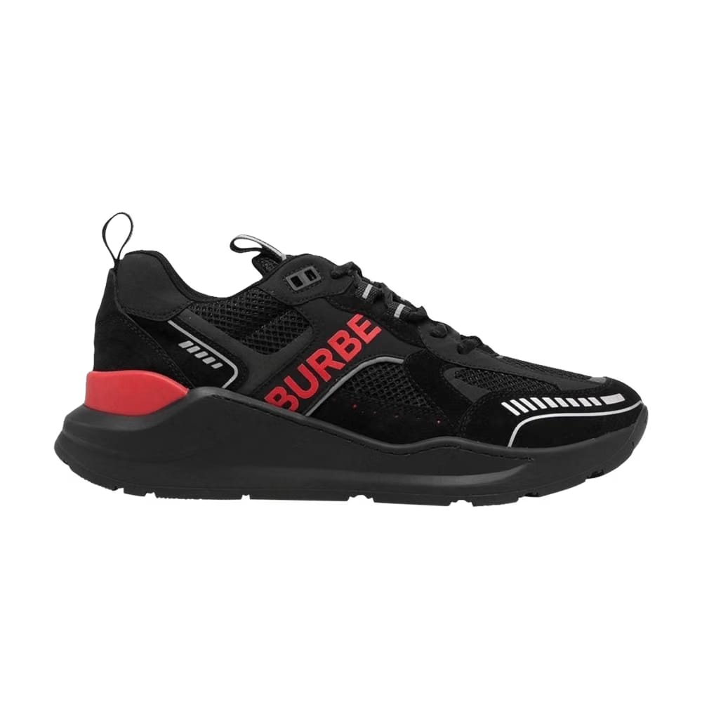 Burberry Sean Sneaker Black Bright Red