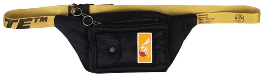 Off-White Puffy Industrial Fanny Pack Bag Black