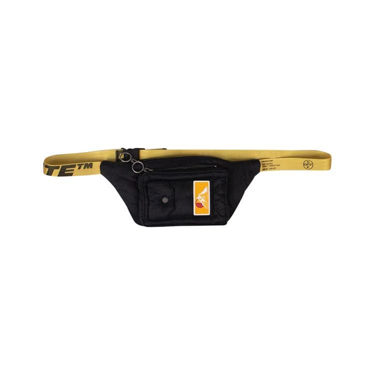 Off-White Puffy Industrial Fanny Pack Bag Black