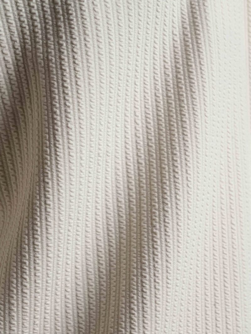 Cream Full Sleeves Quarter Zip