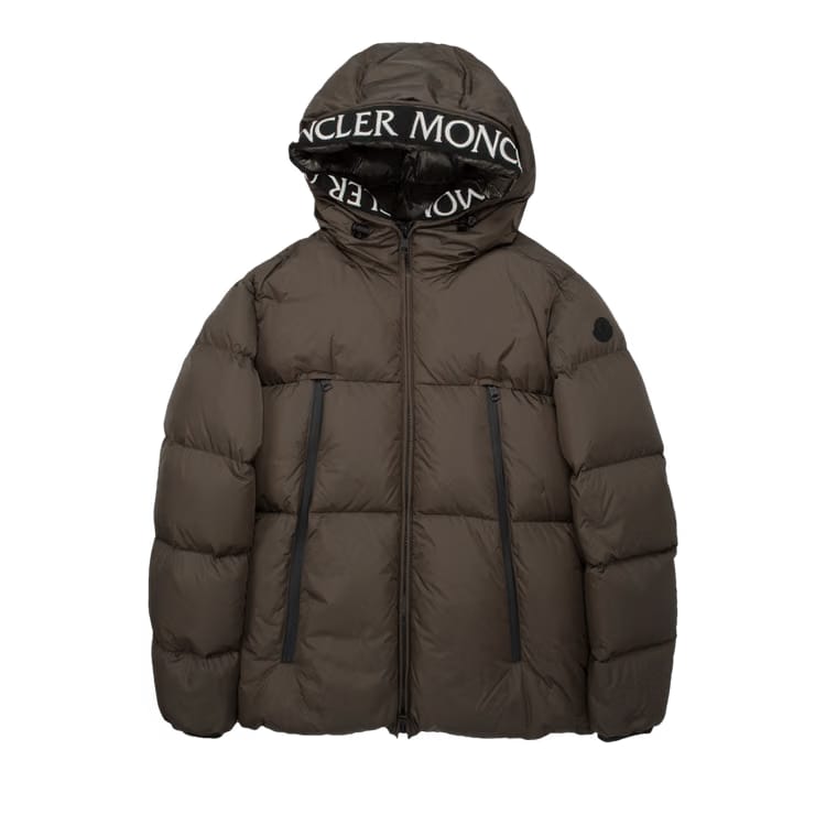 Moncler Montcla Matte Puffer Jacket Dark Brown