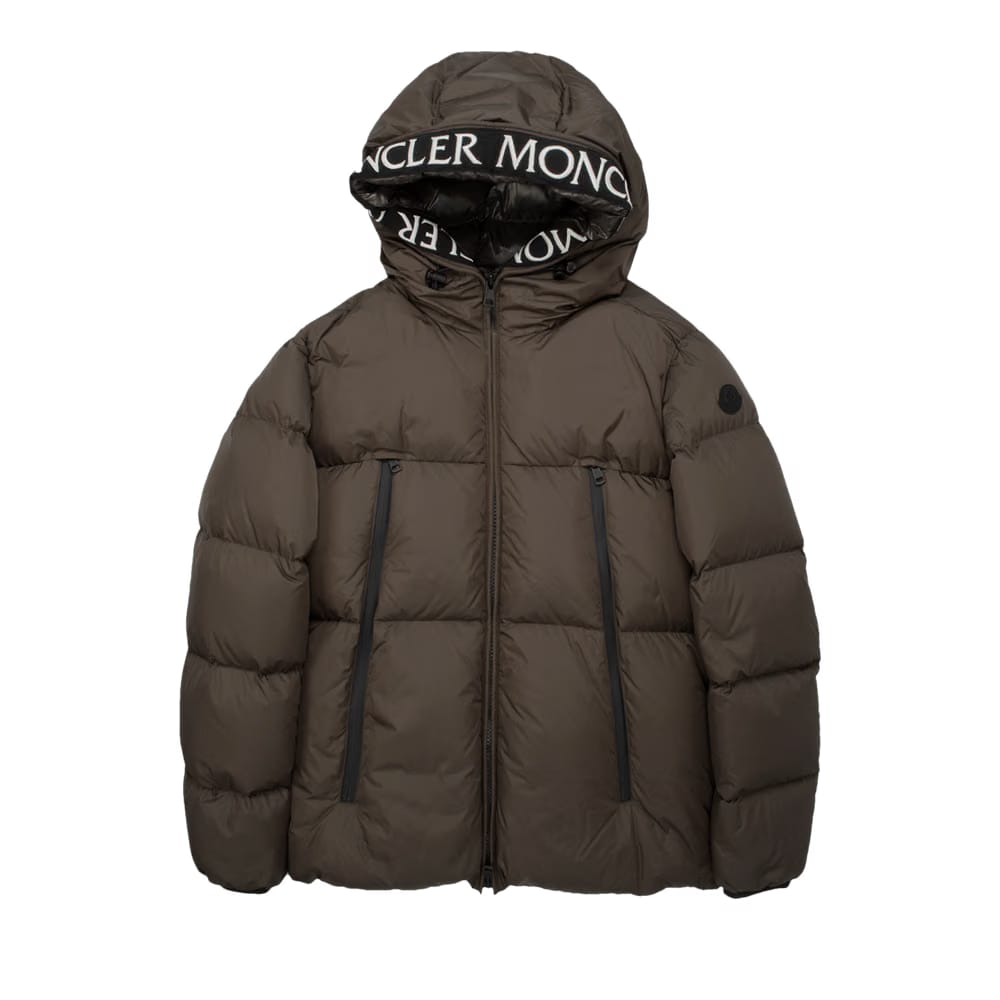 Moncler Montcla Matte Puffer Jacket Dark Brown