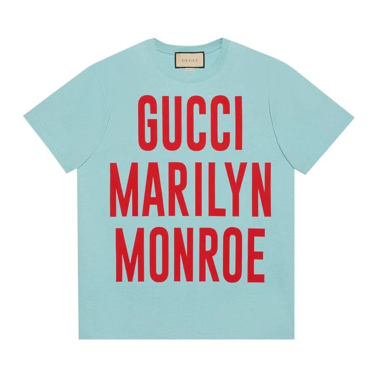 Gucci Marilyn Monroe T-Shirt Turquoise