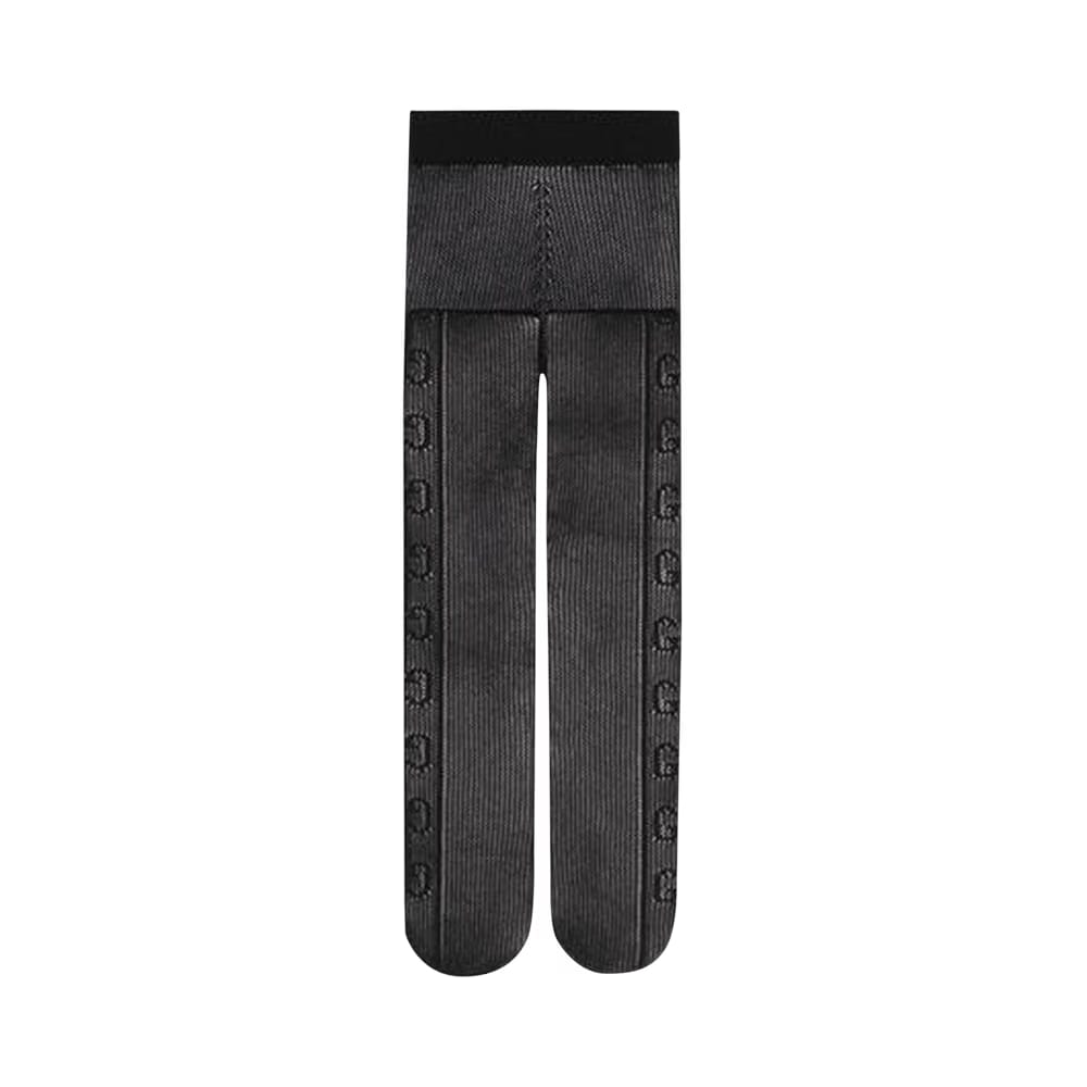 Gucci GG Motif Cable Knit Tights Black