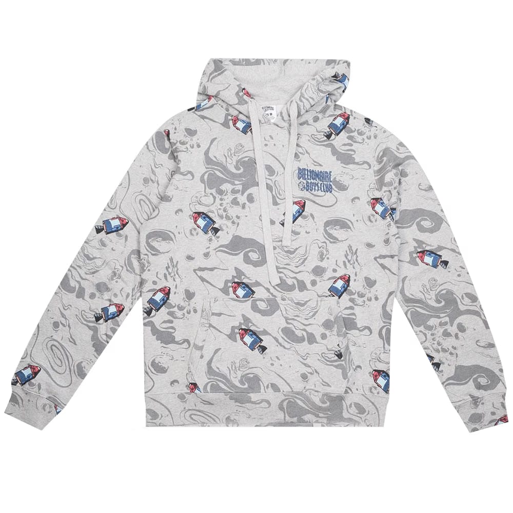 Billionaire Boys Club Moonwaves Hoodie Heather Grey