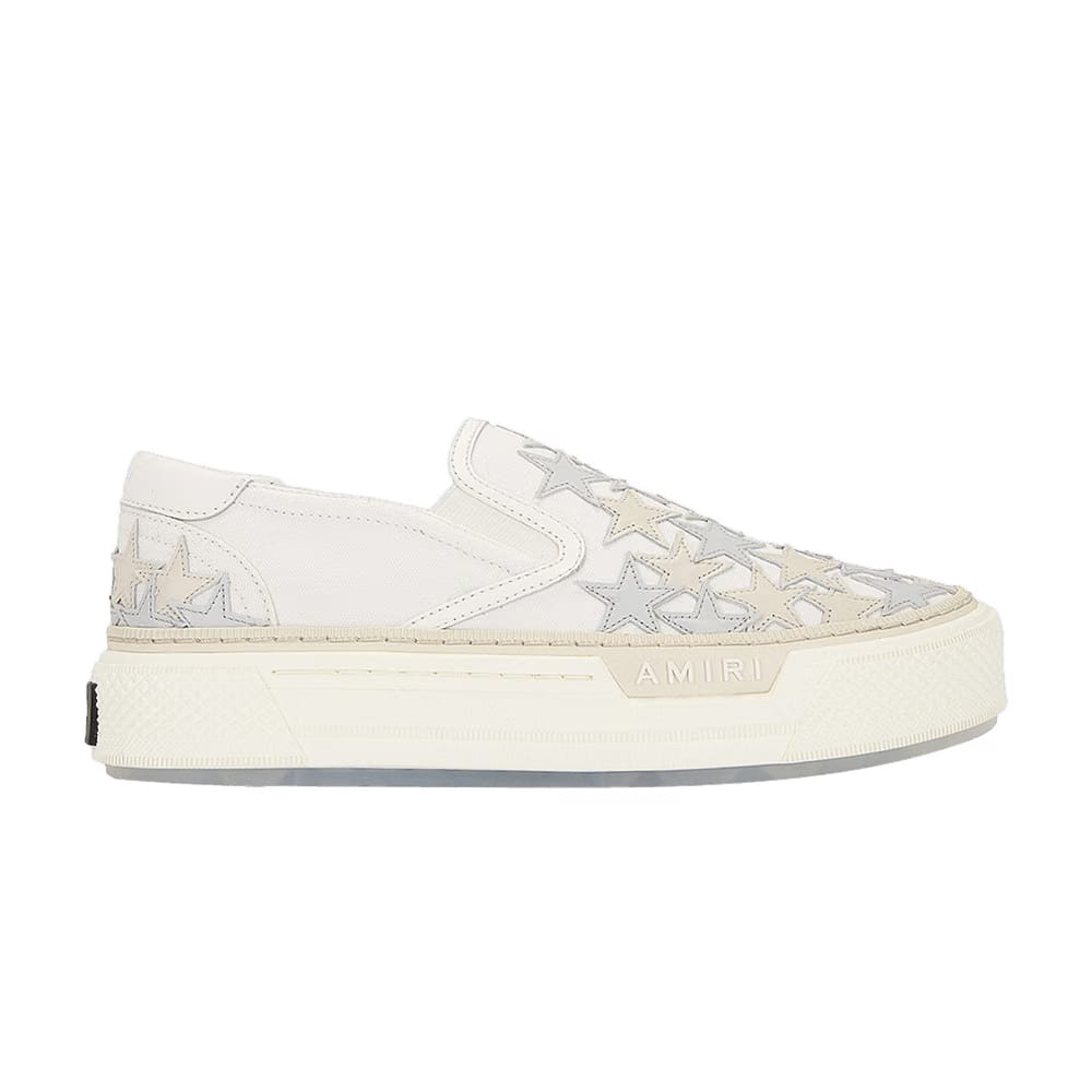 Amiri Stars Court Slip-On Alabaster
