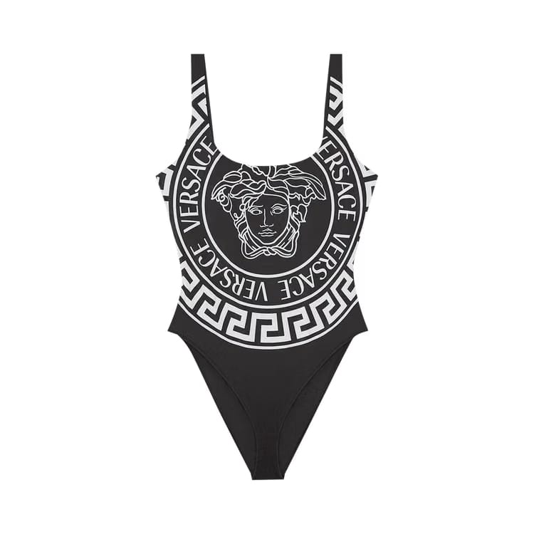 Versace Printed Swimsuit Black/Print