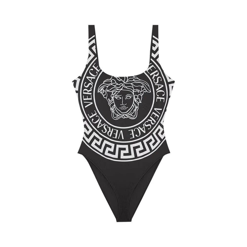 Versace Printed Swimsuit Black/Print