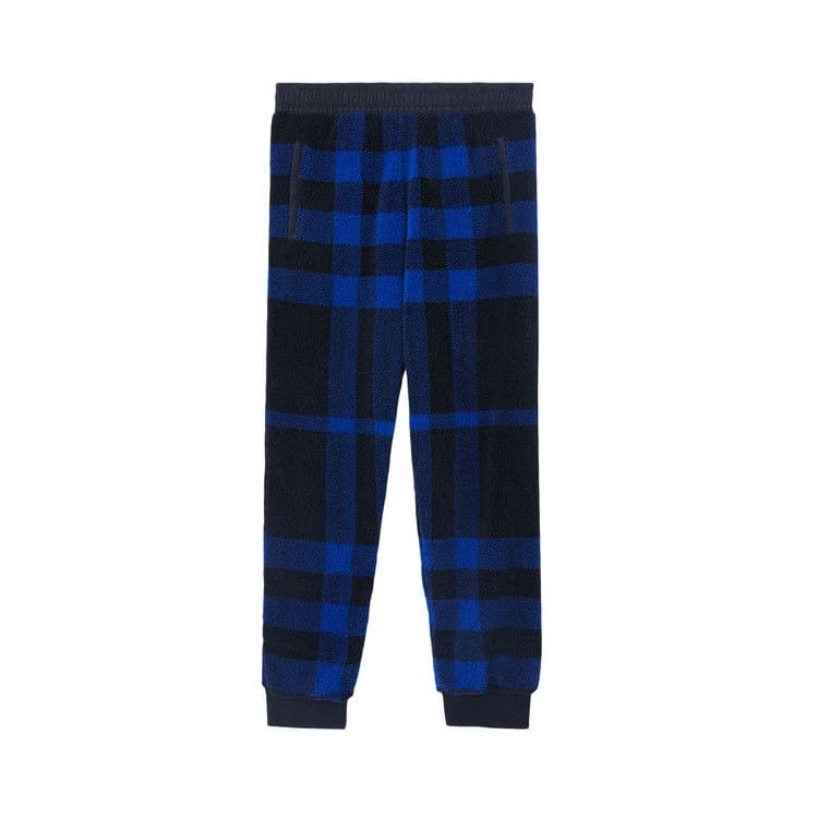 Burberry Exploded Check Jogging Pants Deep Royal Blue