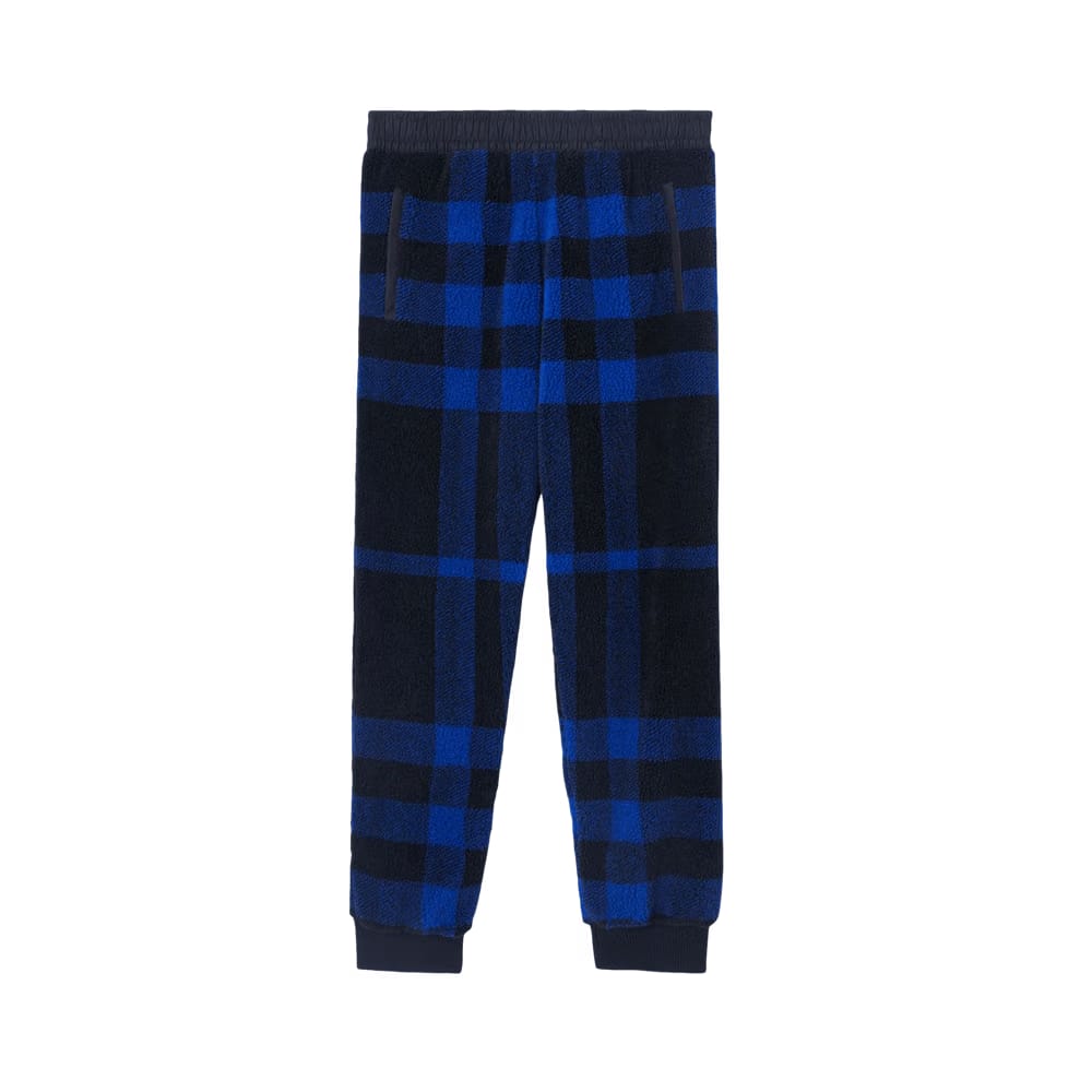 Burberry Exploded Check Jogging Pants Deep Royal Blue