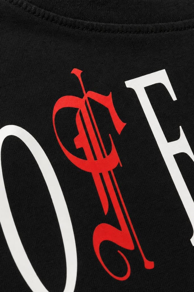 Off Supply Aurora Flames Statement T-shirt