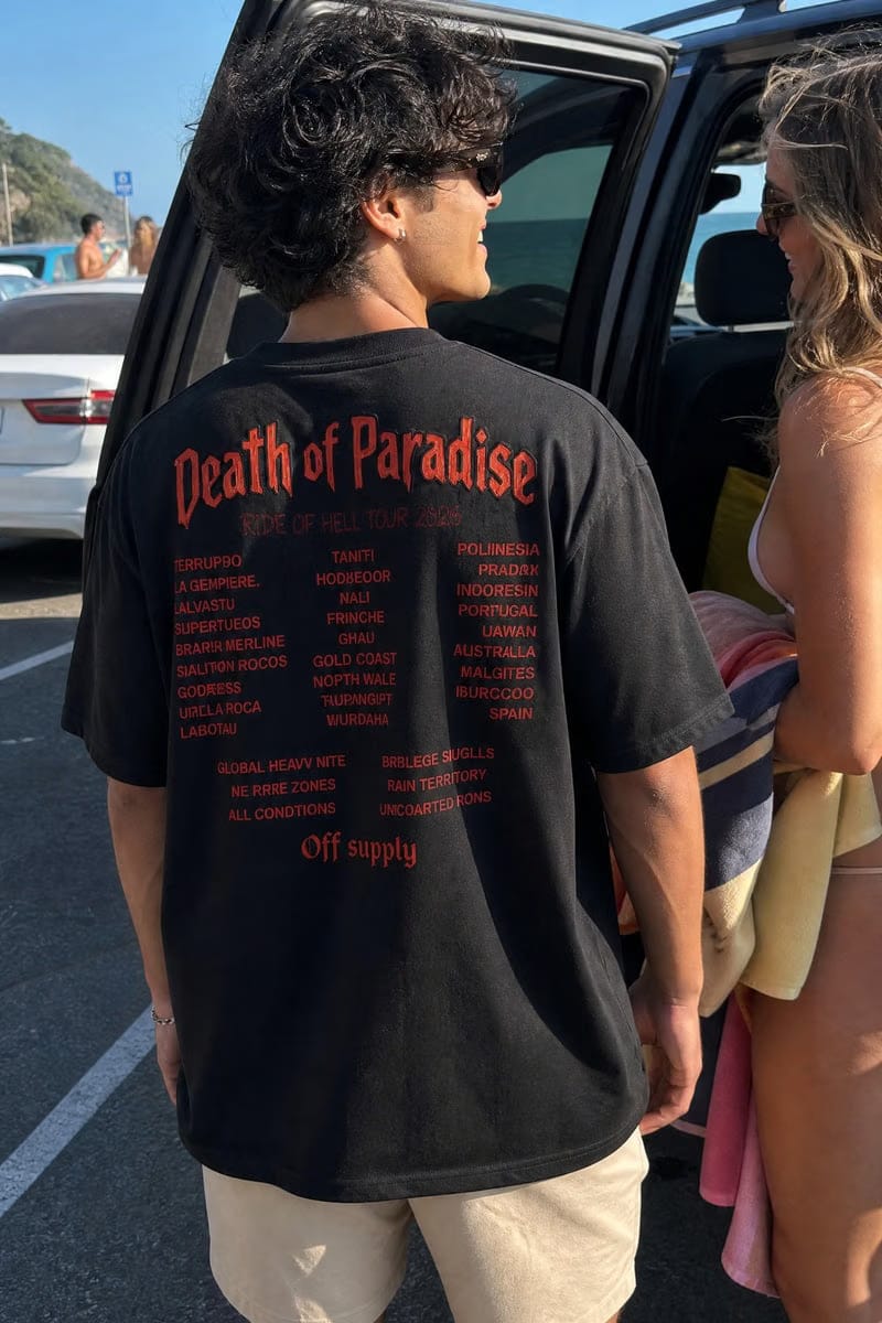Off Supply Death Of Paradise Tour Limited Edition T-shirt