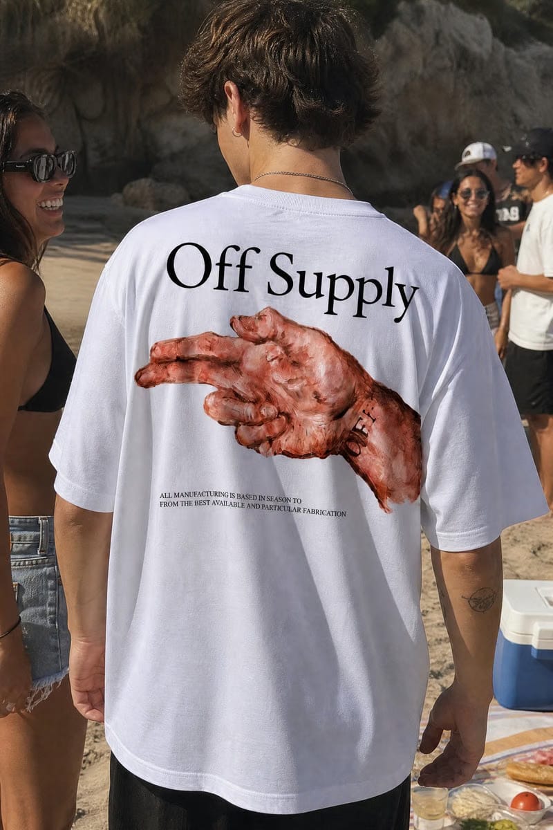 Off Supply Hands up Statement Graphic T-shirt