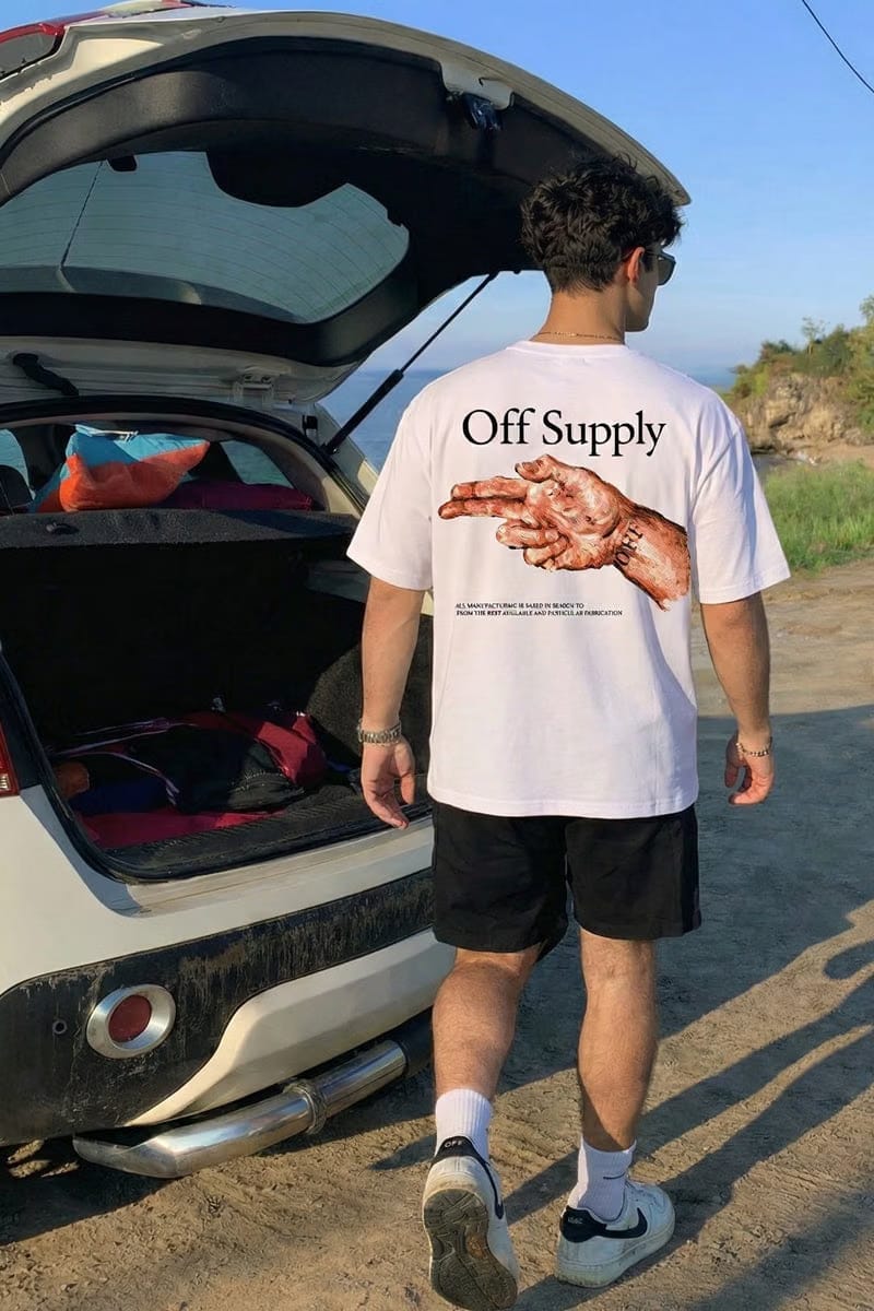 Off Supply Hands up Statement Graphic T-shirt