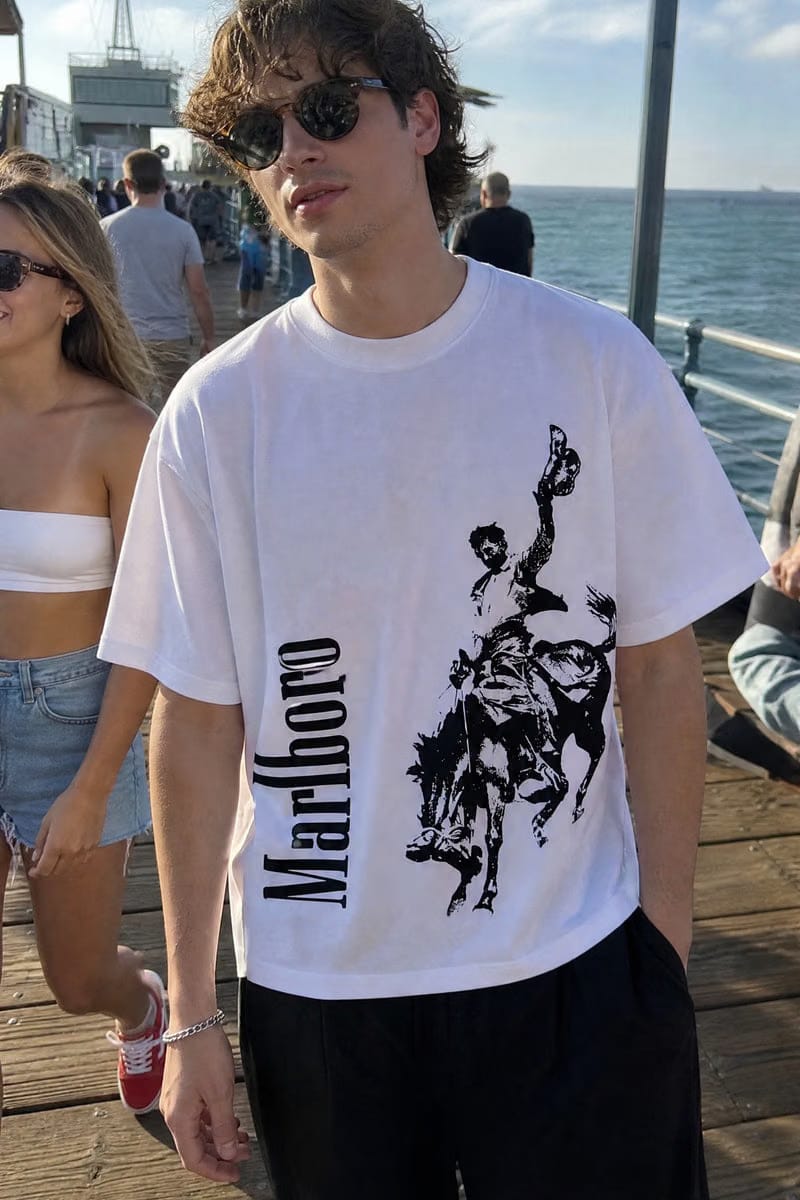 Off Supply Marlboro Rider Archive Statement T-shirt