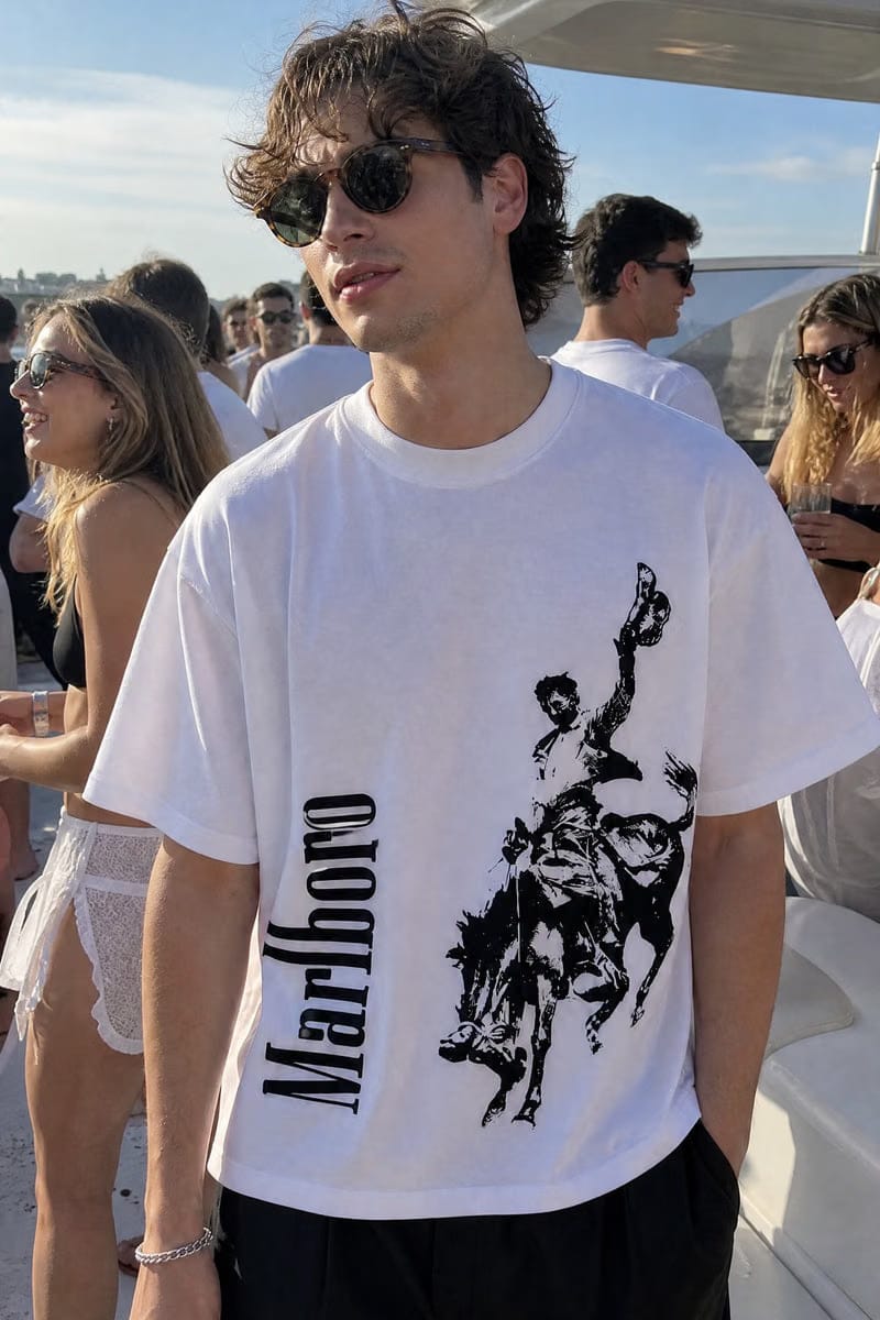 Off Supply Marlboro Rider Archive Statement T-shirt