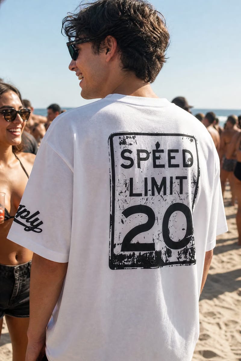 Off Supply Speed Limit Statement Graphic T-shirt
