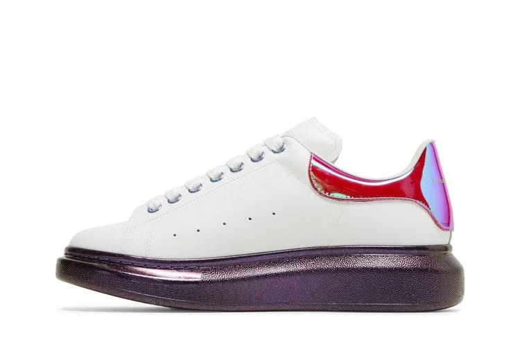 Alexander McQueen Oversized Sneaker White Pink Iridescent