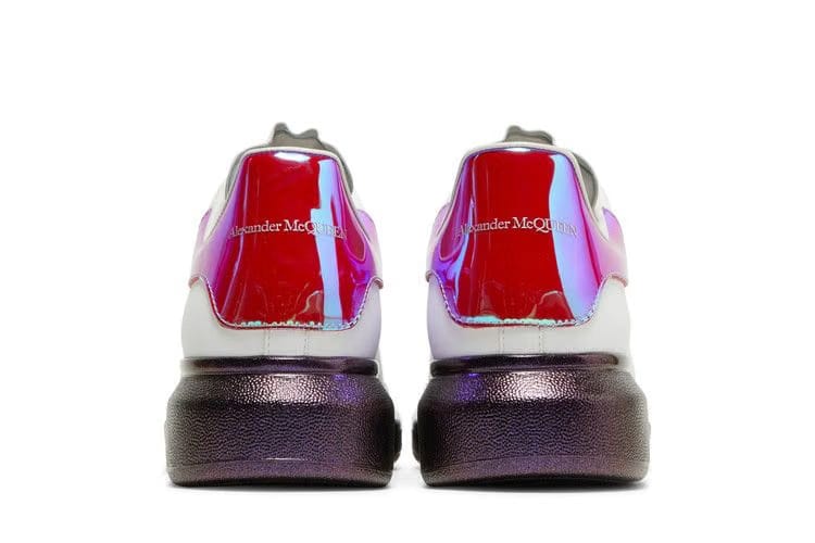 Alexander McQueen Oversized Sneaker White Pink Iridescent