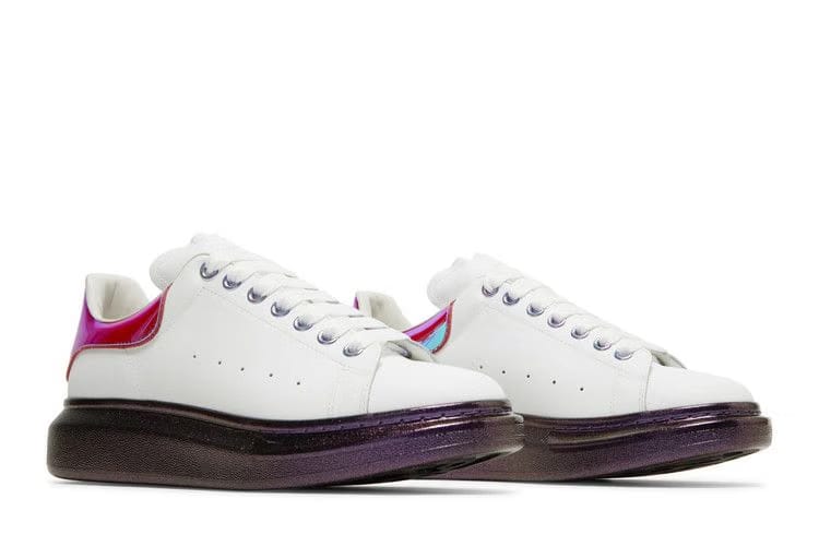 Alexander McQueen Oversized Sneaker White Pink Iridescent