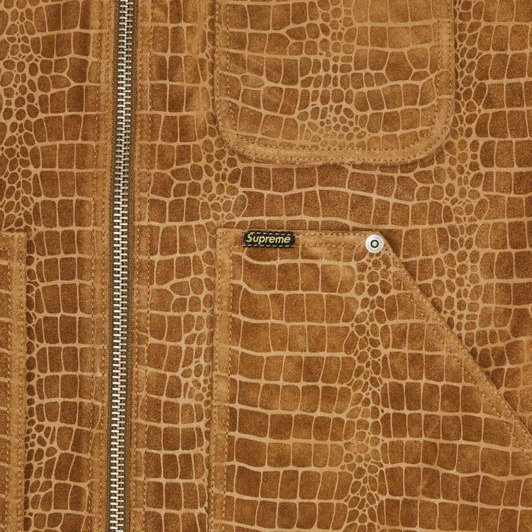 Supreme Suede Work Jacket Croc