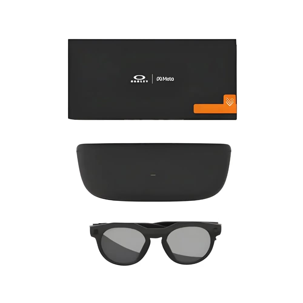 Meta x Oakley HSTN Glasses - Black/Prizm Black Polarised