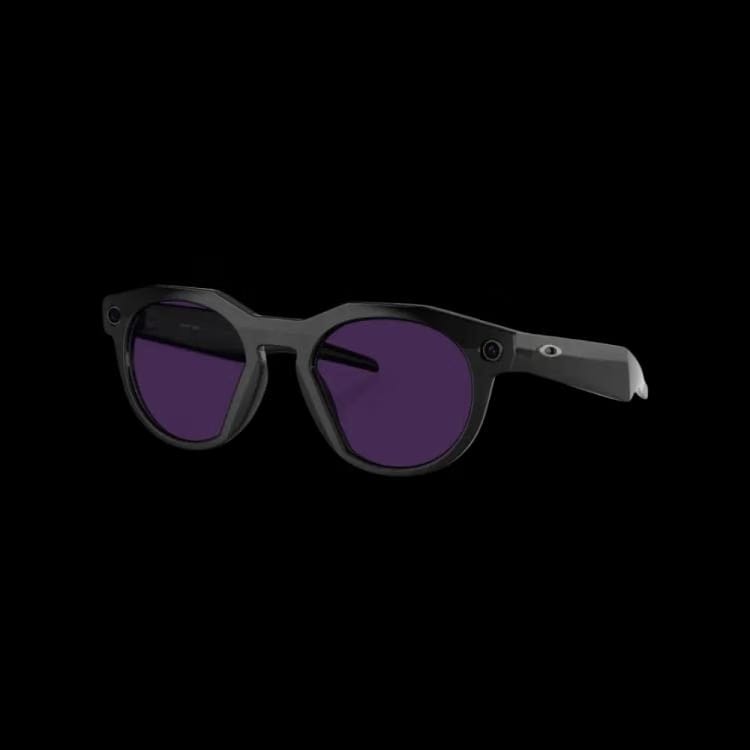Meta x Oakley HSTN Glasses - Amethyst Transition Lens with Black Frame