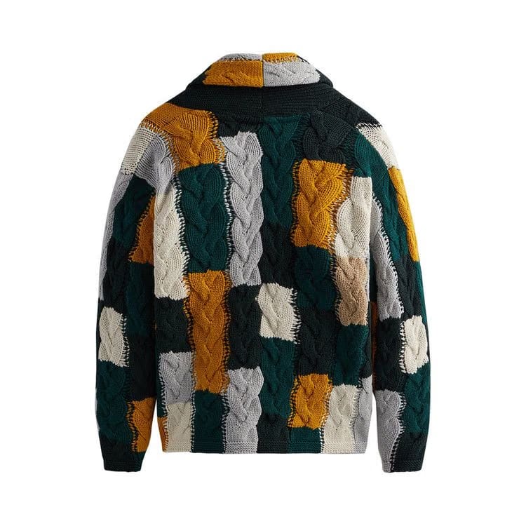 Kith Patchwork Cable Becker Cardigan Stadium