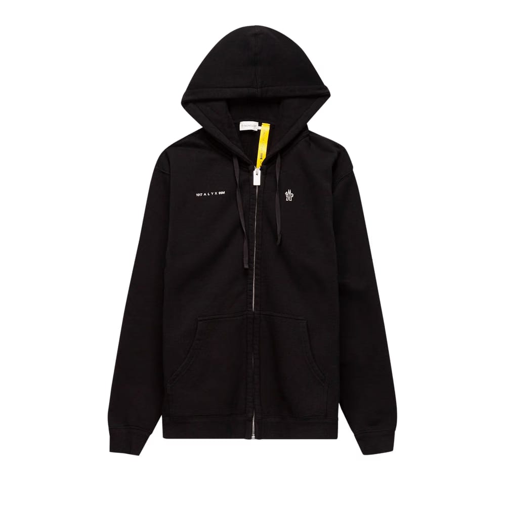 Moncler Genius Zip Up Hoodie Black