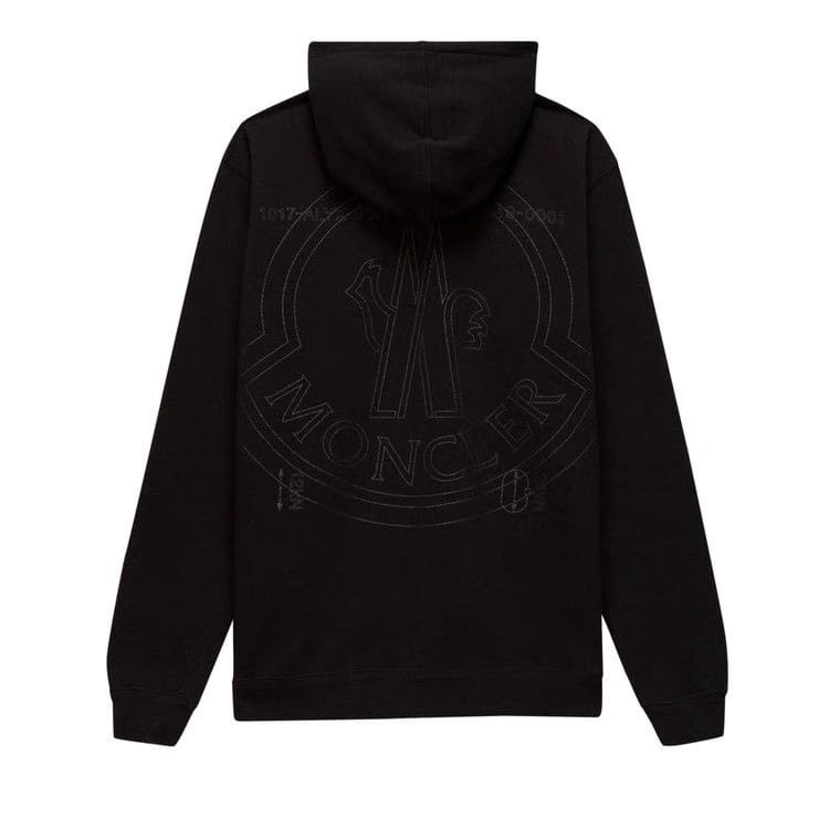Moncler Genius Zip Up Hoodie Black