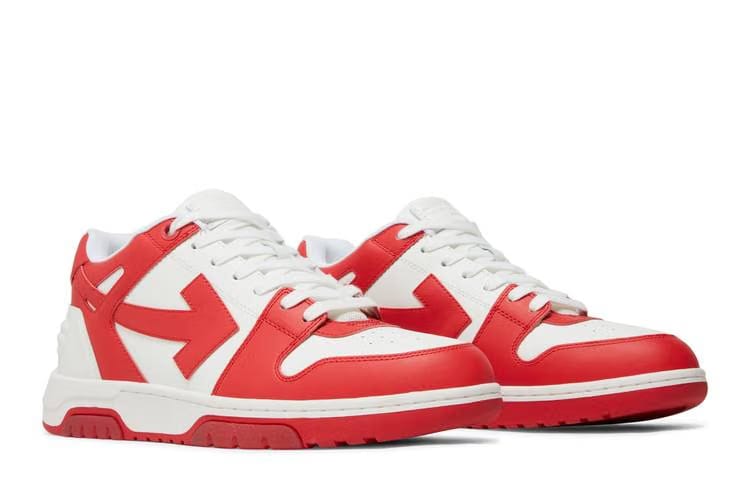 OFF-WHITE Out Of Office Sneakers Red