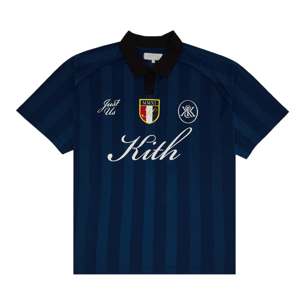 Kith Shadow Stripe Marcel Soccer Jersey Gulf
