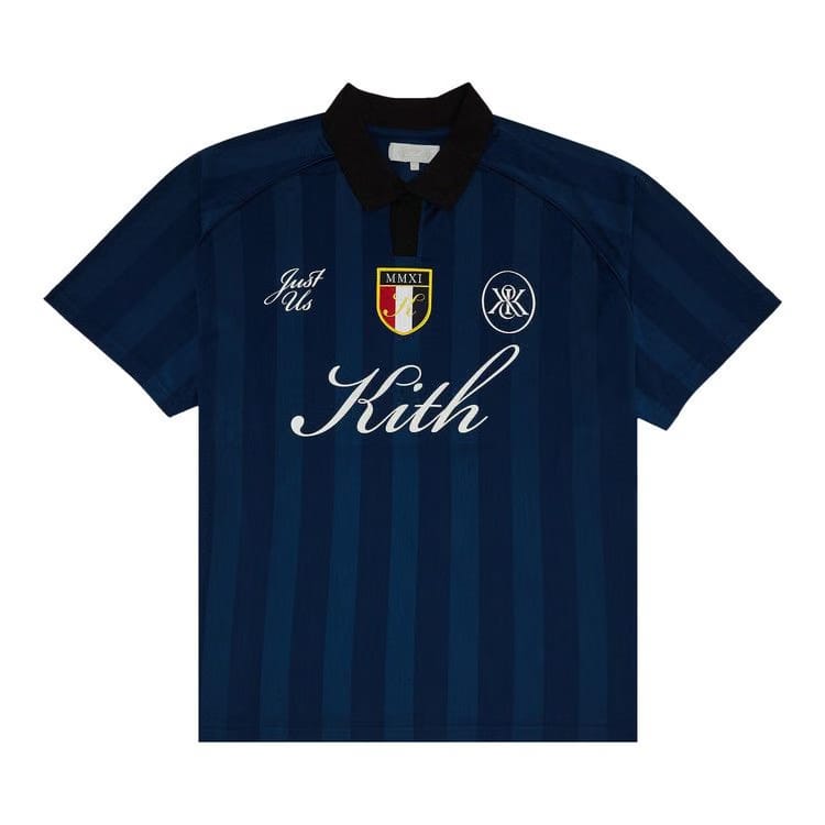 Kith Shadow Stripe Marcel Soccer Jersey Gulf