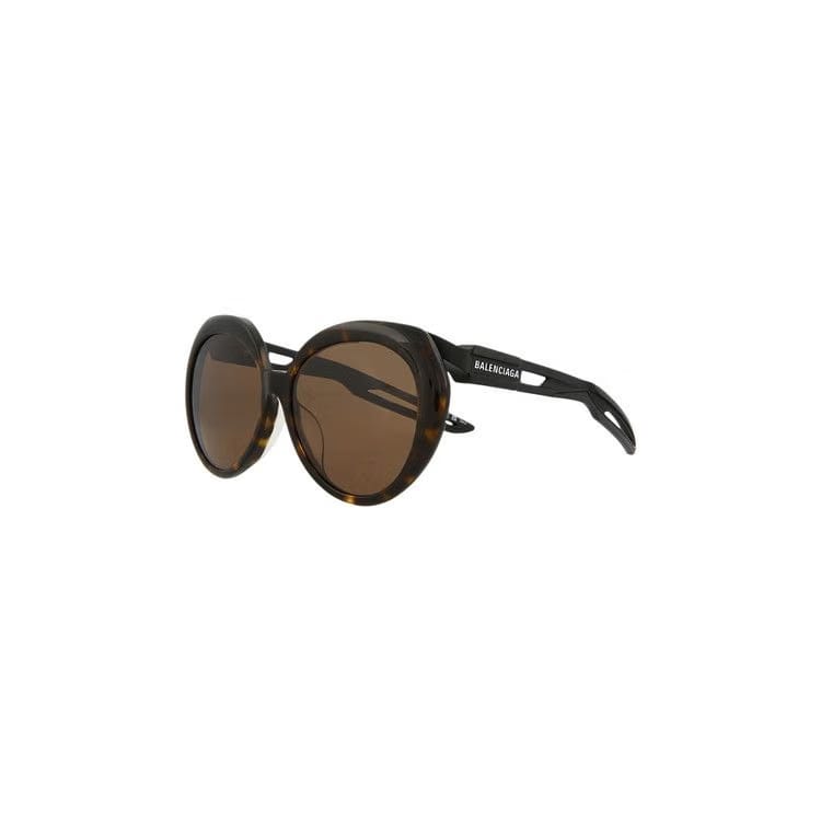 Balenciaga Round Sunglasses Havana/Black/Brown