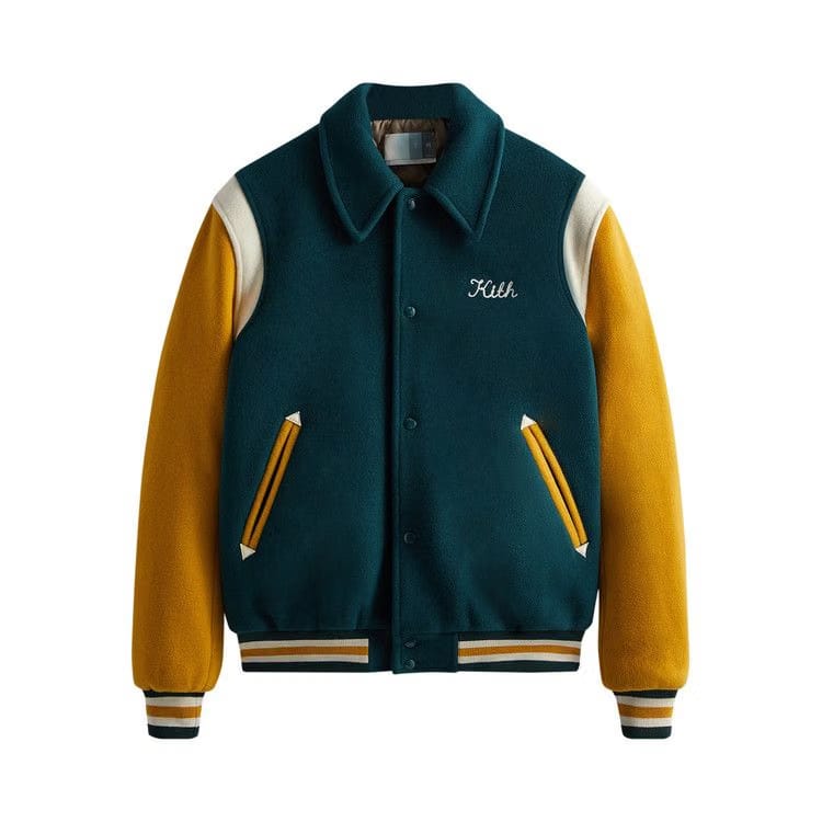 Kith Varsity Wool Coaches Jacket Fairway