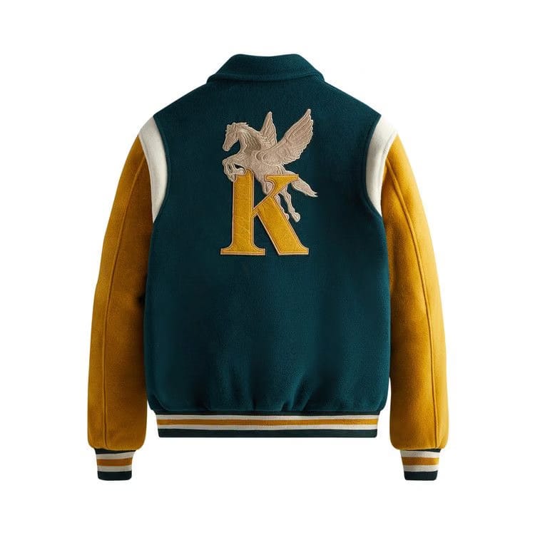 Kith Varsity Wool Coaches Jacket Fairway