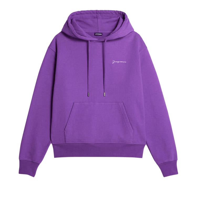 Jacquemus Le Sweatshirt Brodé Dark Purple