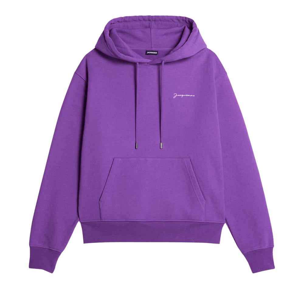 Jacquemus Le Sweatshirt Brodé Dark Purple