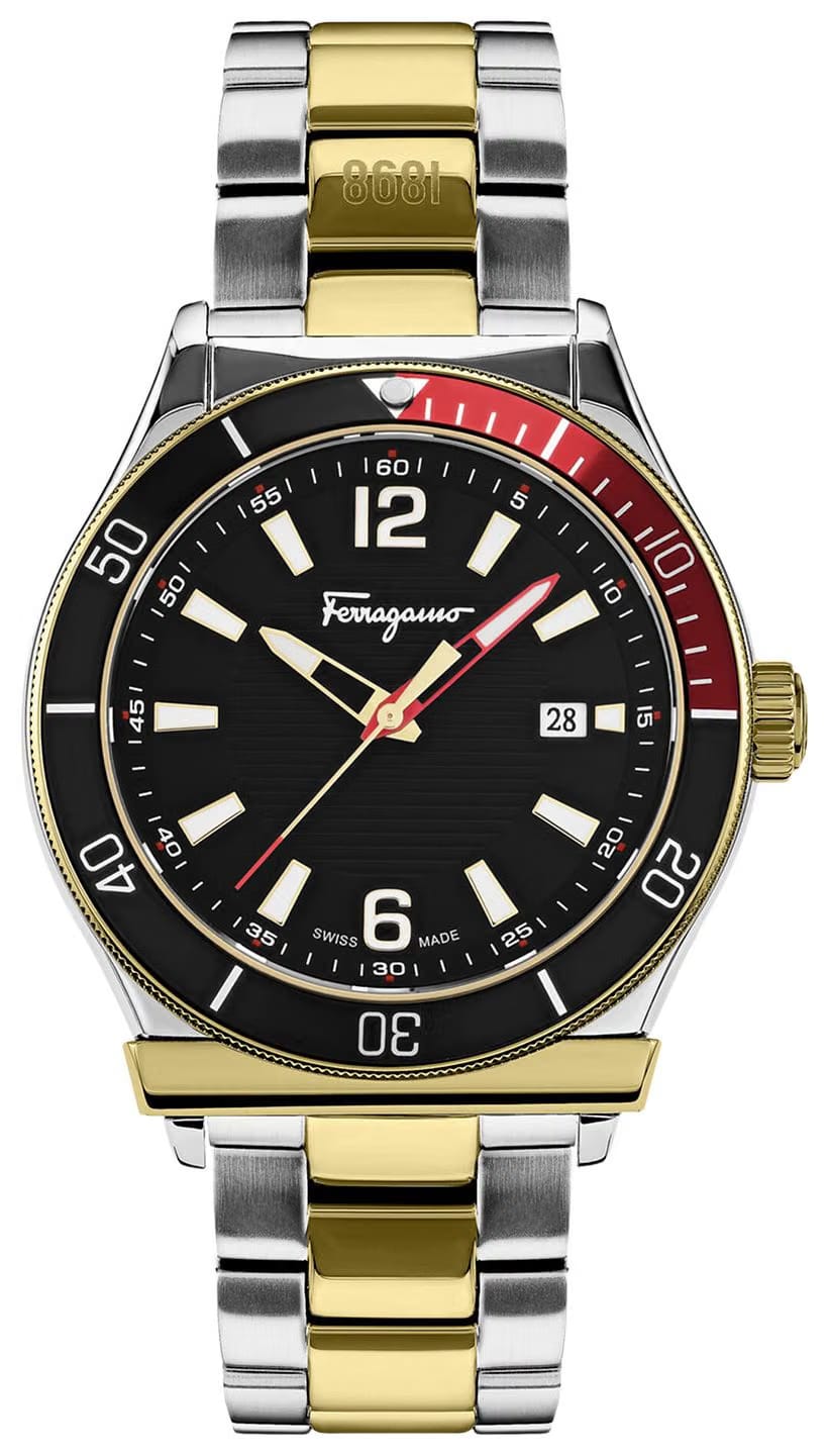 Ferragamo 1898 Sport Bracelet Watch Gold