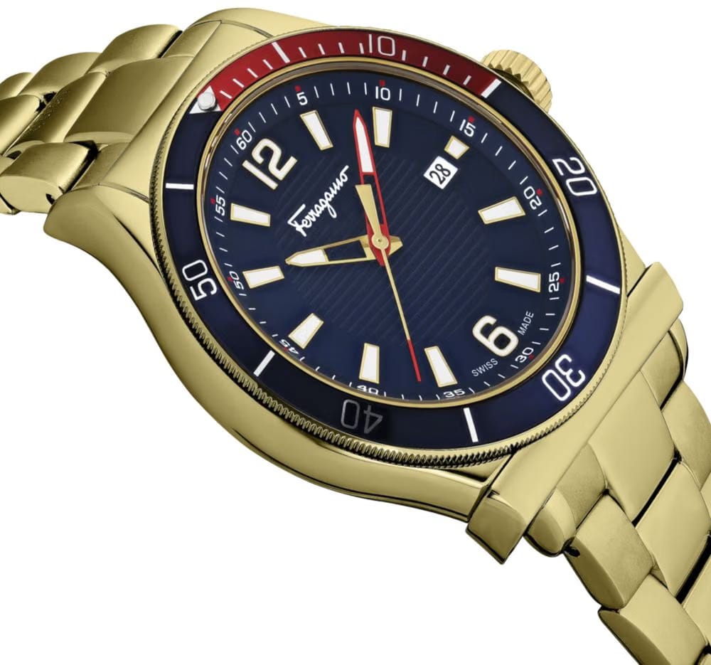 Ferragamo 1898 Sport Bracelet Watch Gold