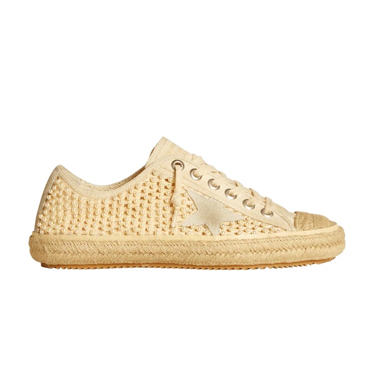 Golden Goose Wmns V-Star 'Milk White Pearls'