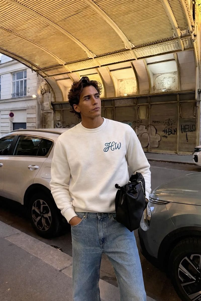 CLASSIC WAFFLE TEE OFF-WHITE