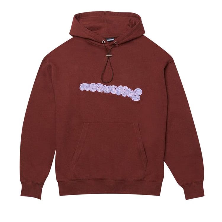 Jacquemus Le Sweatshirt Spirale Logo Hoodie Brown