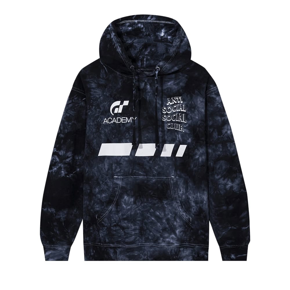 Anti Social Social Club x Gran Turismo Dye Hoodie Black