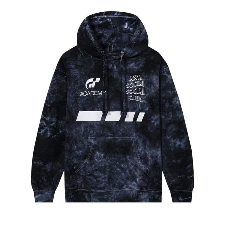 Anti Social Social Club x Gran Turismo Dye Hoodie Black