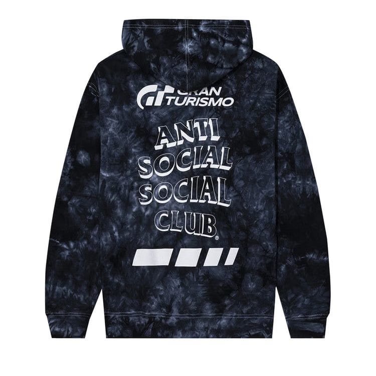 Anti Social Social Club x Gran Turismo Dye Hoodie Black