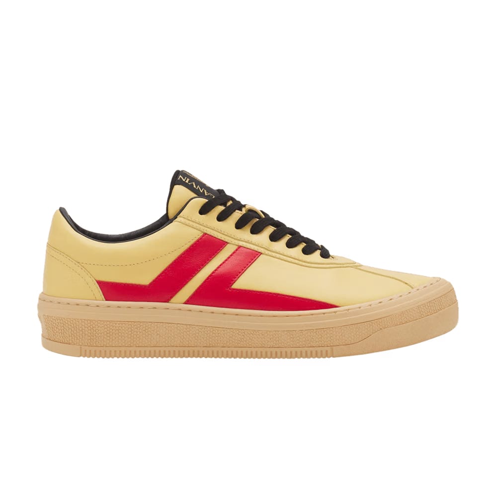 Future x Lanvin Cash High Sole Sneaker Bright Yellow Red