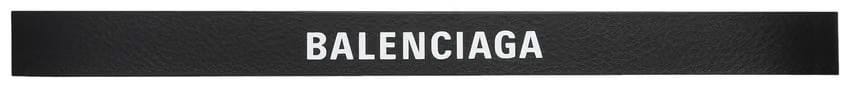 Balenciaga Everyday Logo Belt Black