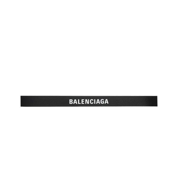Balenciaga Everyday Logo Belt Black