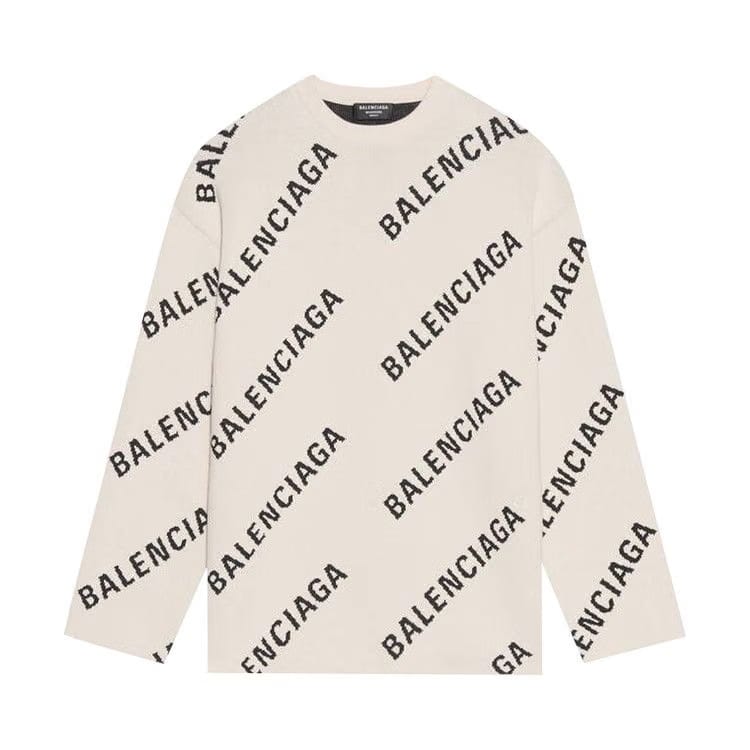 Balenciaga Crewneck Chalky White/Black